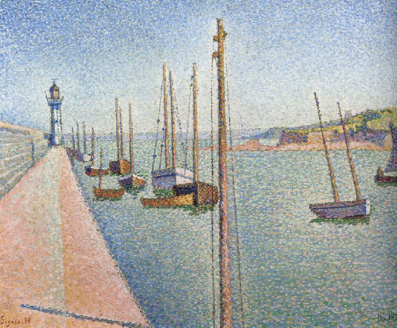 Paul Signac masts portrieux opus oil painting picture